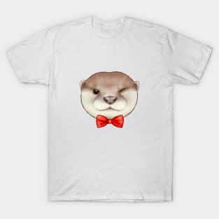 Otter with a bow tie T-Shirt